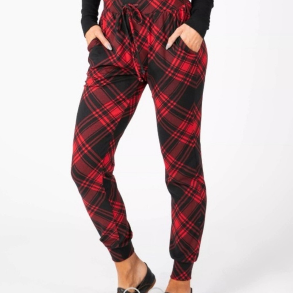 NEW Agnes & Dora Gift Plaid Everyday Jogger XS